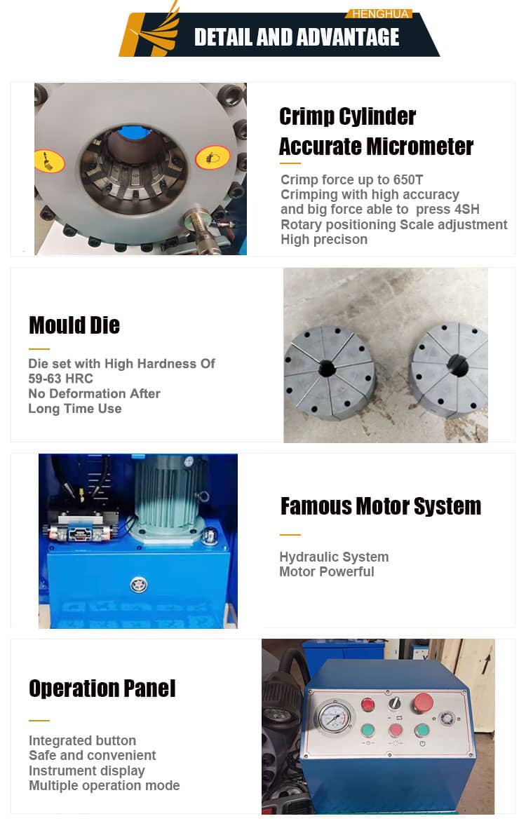 DSG250A hydraulic hose crimping machine